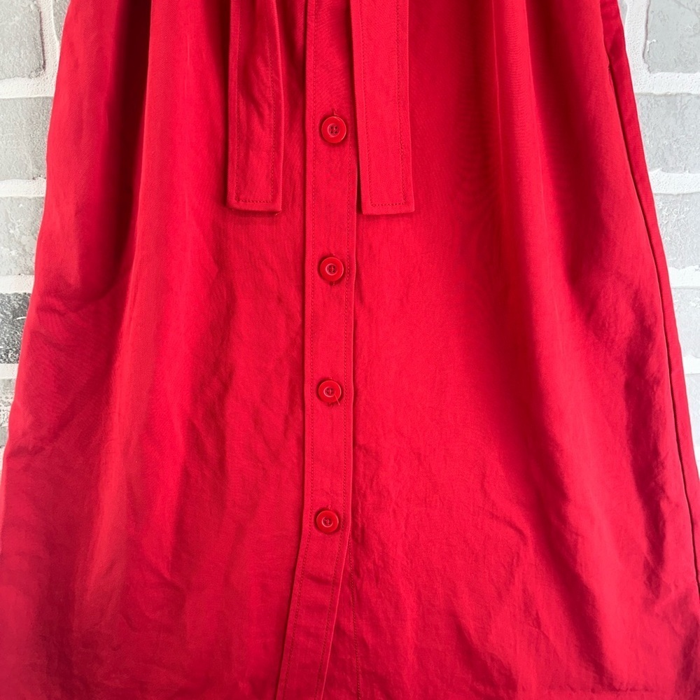 Everlane Red Goweave Picnic Dress Size 2 - Picture 3 of 9